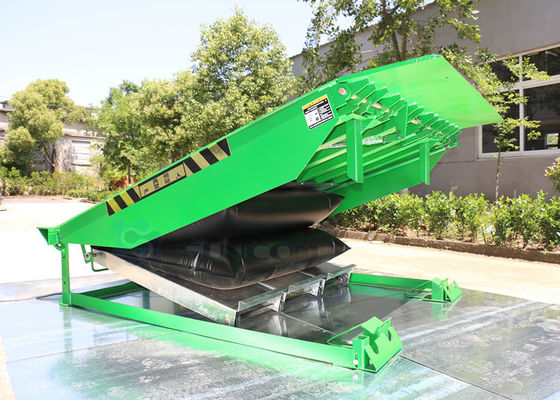 ปลอดภัยและทนทานภายนอก 25000LBS ความจุ Airbag Dock Leveler สําหรับการบรรทุกและการปลด