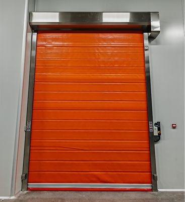 PVC Heavy Duty Auto ปิดประตูตู้เย็นความเร็วสูง สําหรับห้องเย็น