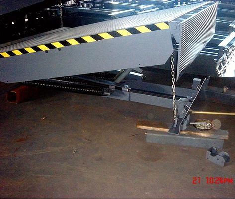 อุตสาหกรรมการทํางานมือ Mechanical Dock Leveler ด้วยเหล็กความแข็งแรงสูง