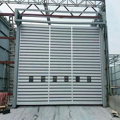 ห้องเก็บสินค้าความเร็วสูง ปิดประตูม้วนอัตโนมัติ ปิดประตูกันลม